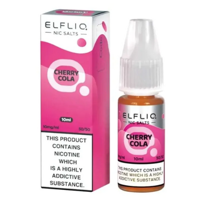 ELFLIQ Nic Salts E-liquid Cherry Cola Flavour