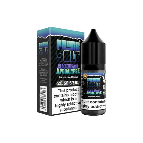 Frunk Salts 10ml Nic Salt E-Liquid BlackCurrant Apocalypse