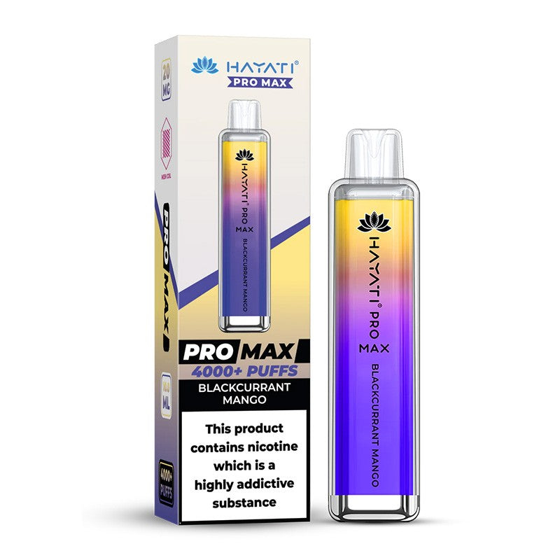 Hayati Pro Max 4000 Puffs Vape Starting at 6.99 Only