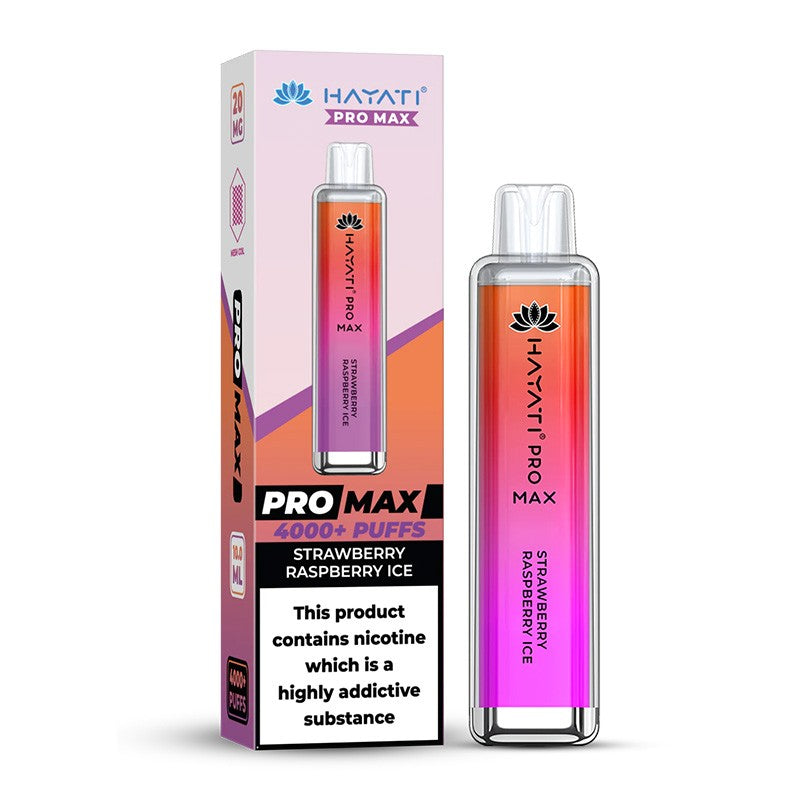 hayati pro max vape 4000 fizzy cherry Hayati Crystal Pro Max Fizzy Cherry 4000 Disposable – Royal Vapes