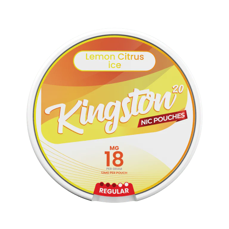 Kingston Snus Nicotine Pouches 18mg Lemon Citrus Flavour 