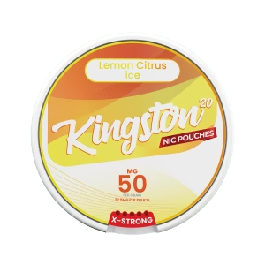 Kingston Snus Nicotine Pouches 50mg Lemon Citrus Flavour