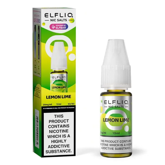 ELFLIQ Nic Salts E-liquid Lemon Lime Flavour