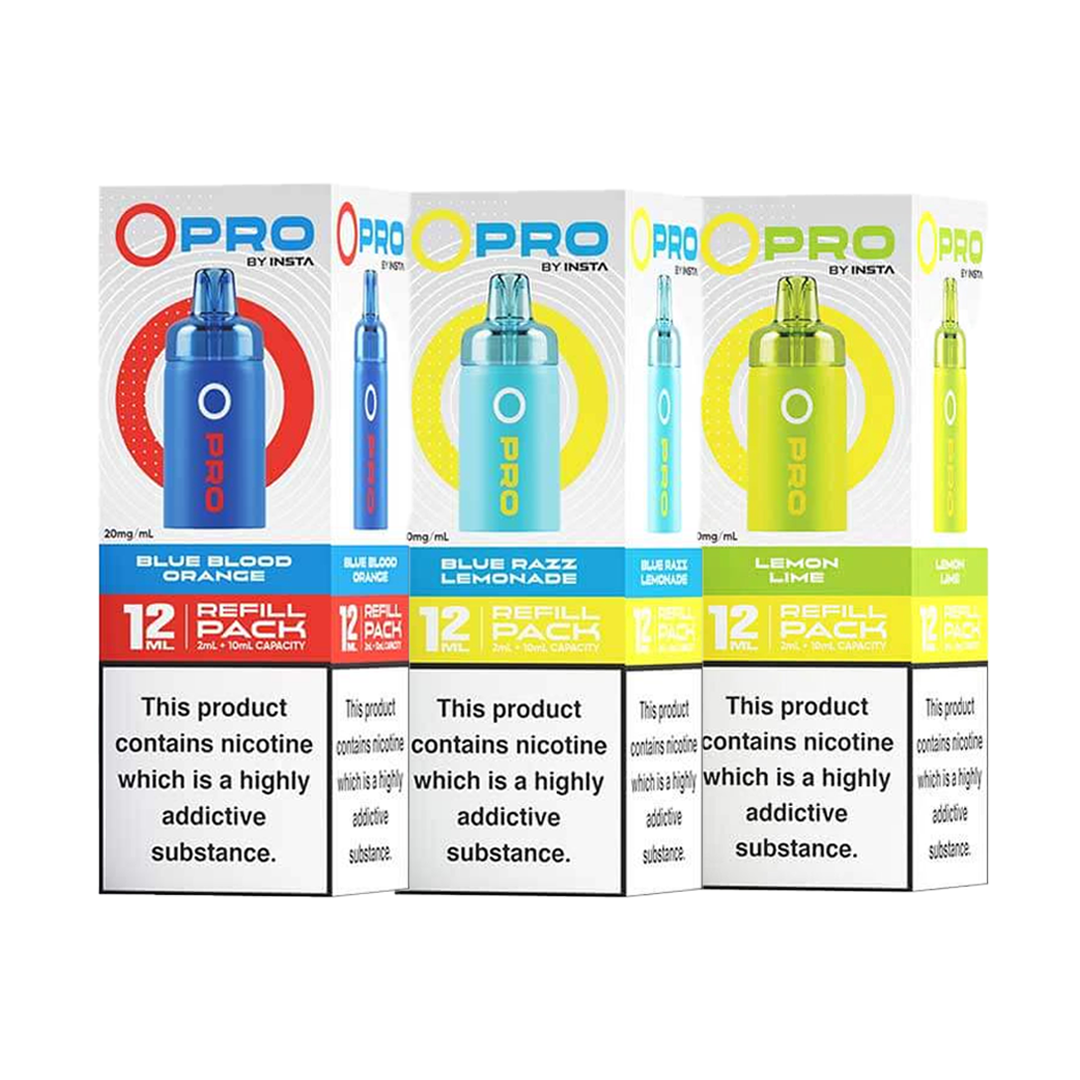 3 x box of Insta O Pro 10k Prefilled Pods