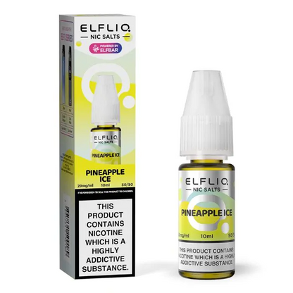 ELFLIQ Nic Salts E-liquid Pineapple Ice Flavour