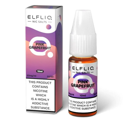 ELFLIQ Nic Salts E-liquid Pink GrapeFruit Flavour