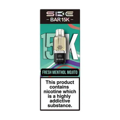Ske Bar 15k Puffs Prefilled Replacement Pods